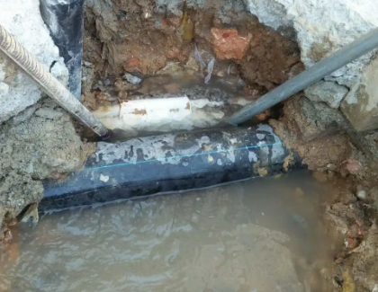 台江测漏水之水管漏水